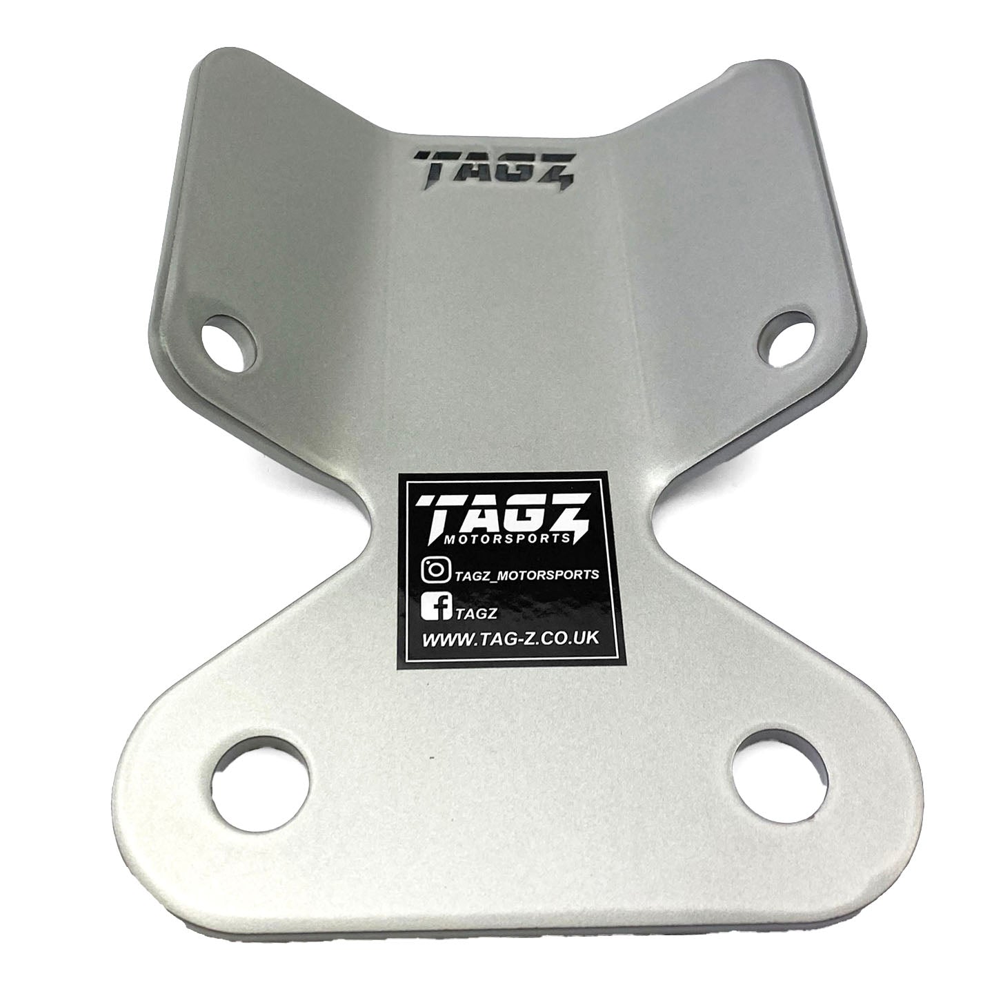 5MM HEAVY DUTY PLATE SILVER, TOW BAR BUMPER PROTECTOR PLATE