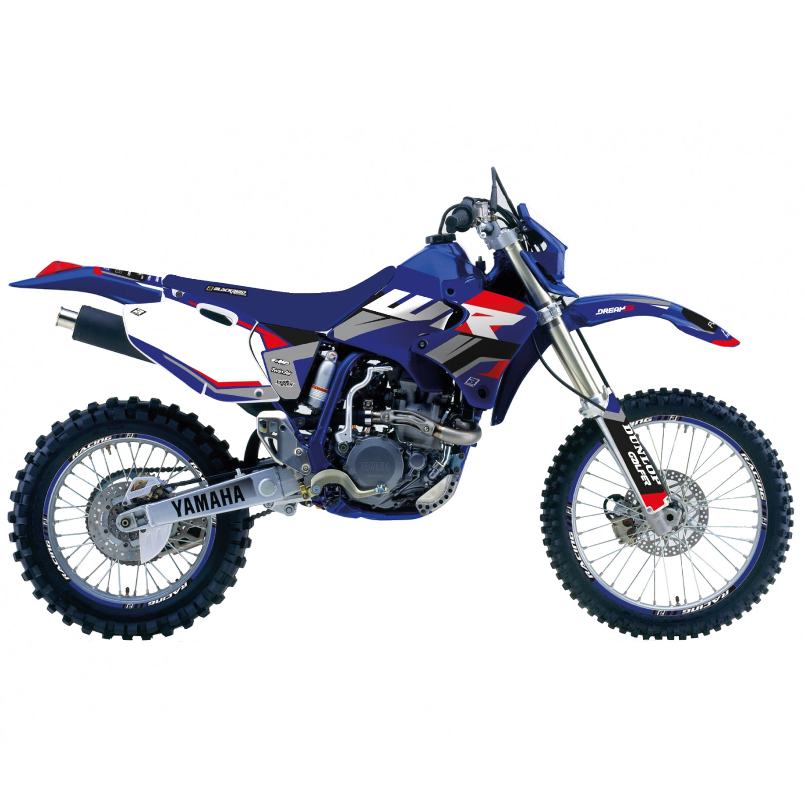 98-02 WRF400 WRF426 DREAM-5, BLACKBIRD GRAPHIC KIT 2227AB