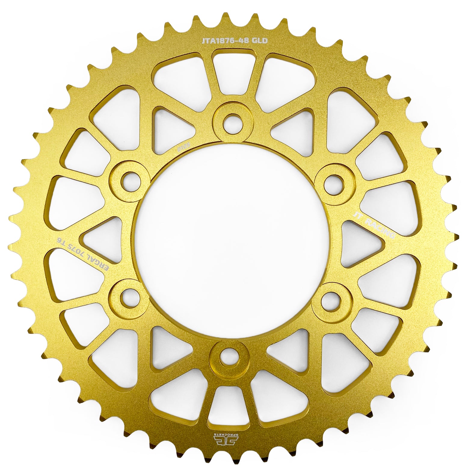 REAR SPROCKET ALLOY GOLD JTA1876.48GLD JT CHAIN