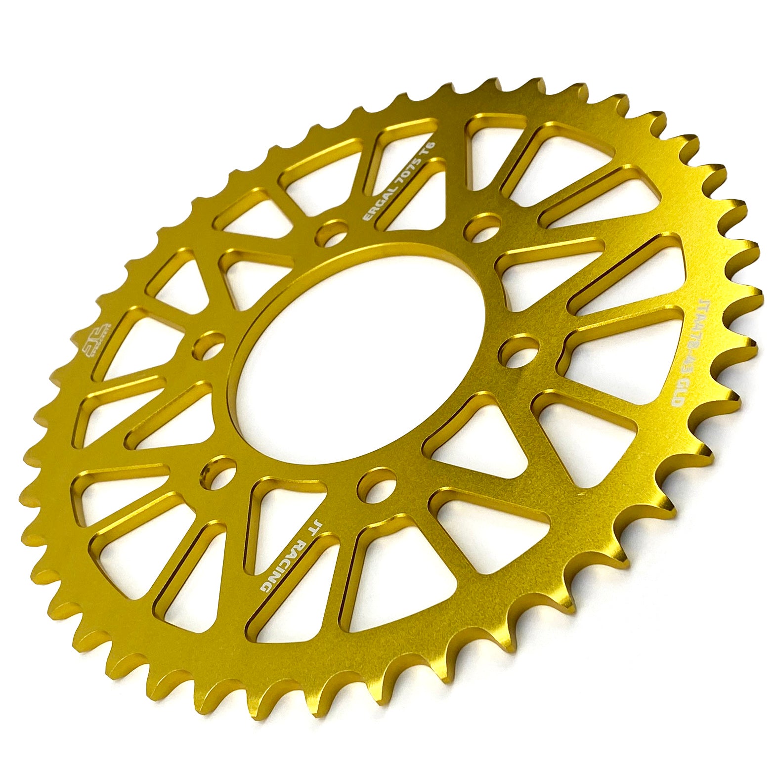 REAR SPROCKET JTA478.43GLD ALLOY, CHAIN 520 (7075-T6 Aluminium)