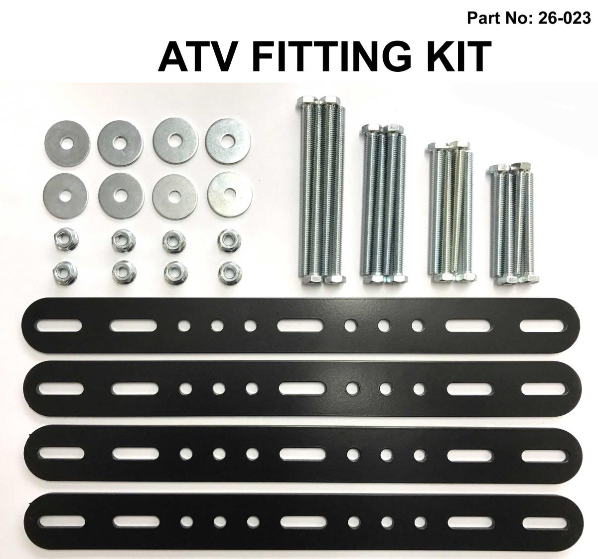 ATV FITTING KIT (ALL BASKETS), BASKET FITTING KIT UNIVERSAL, AT-12165A / EACH