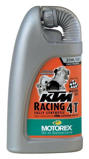 1LT KTM RACING 4T 20/60W, MOTOREX 7300072 OIL, BOX = 10