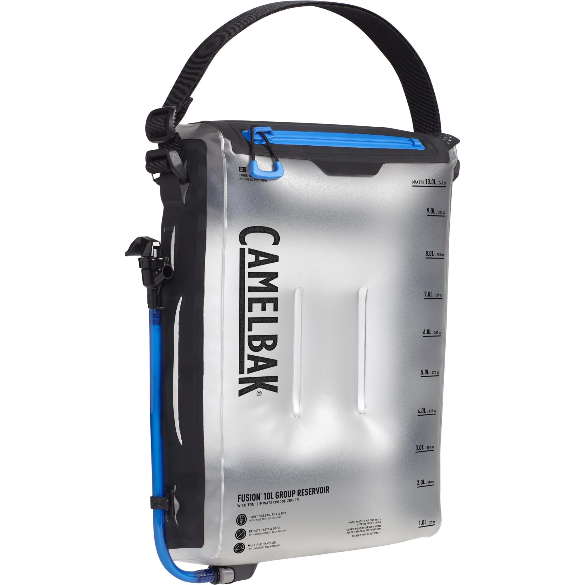 CAMELBAK FUSION 10L GROUP RESERVOIR WITH TRU ZIP WATERPROOF ZIPPER 2022: CLEAR CBFUSION10