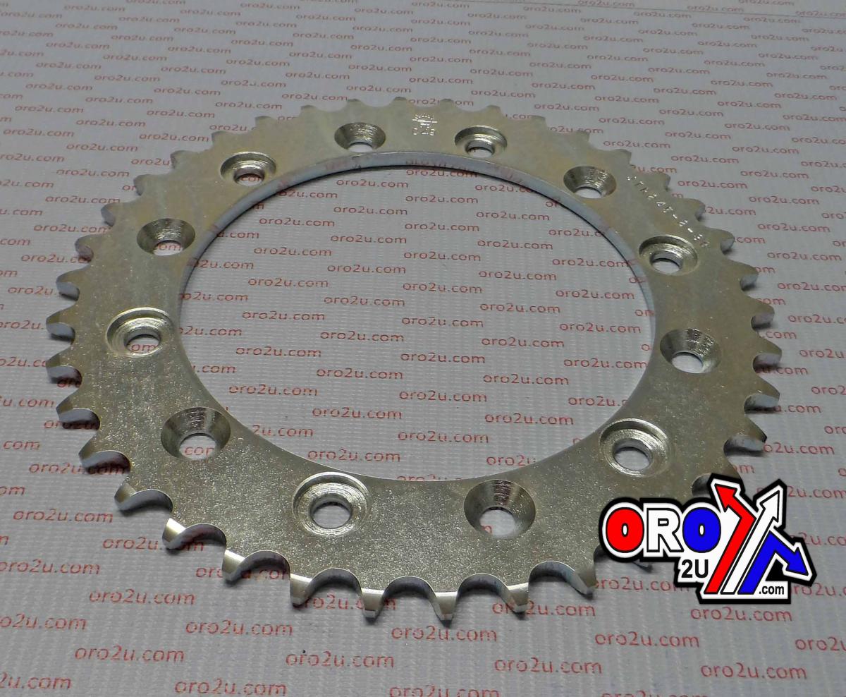 REAR SPROCKET STEEL JTR245/251 SILVER, DOUBLE DRILLED JTR245/2.38