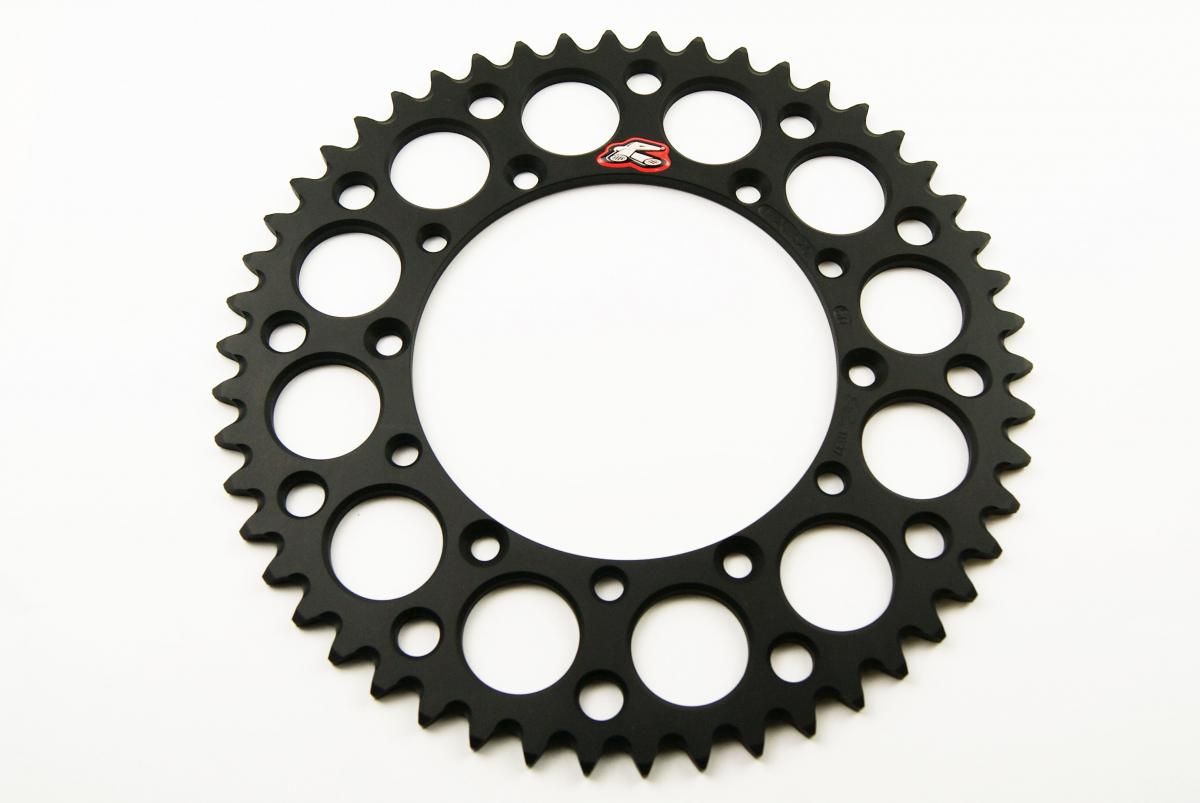 REAR SPROCKET ALLOY RENTHAL, ULTRALITE 112U-520-50GEBK BLACK, 112U-520-50GEBK