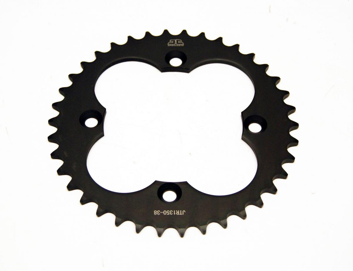 REAR SPROCKET JTR1350.38 TRX BLACK SR600-38, SR1350-38