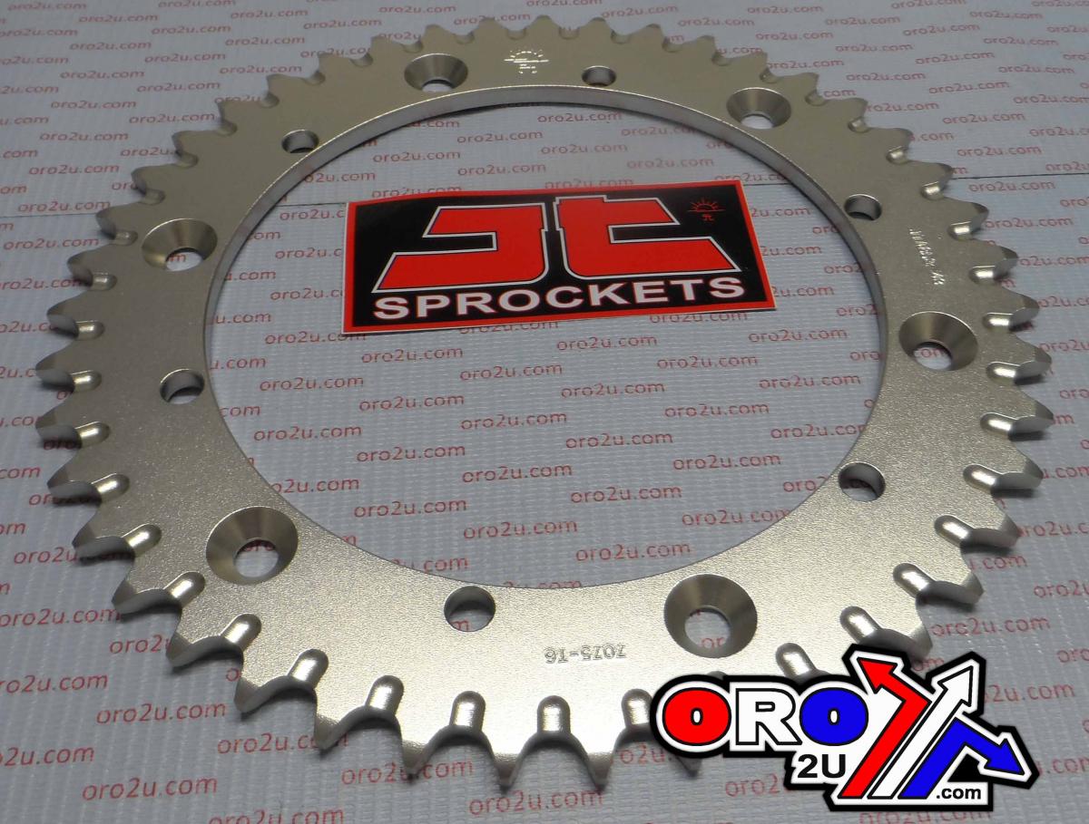 REAR SPROCKET ALLOY SILVER, JTA853.43 7075-T6 Aluminium