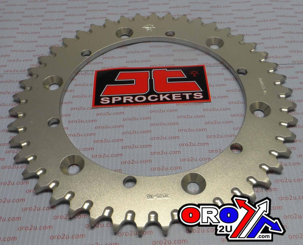 REAR SPROCKET ALLOY SILVER, JTA853.45 7075-T6 Aluminium