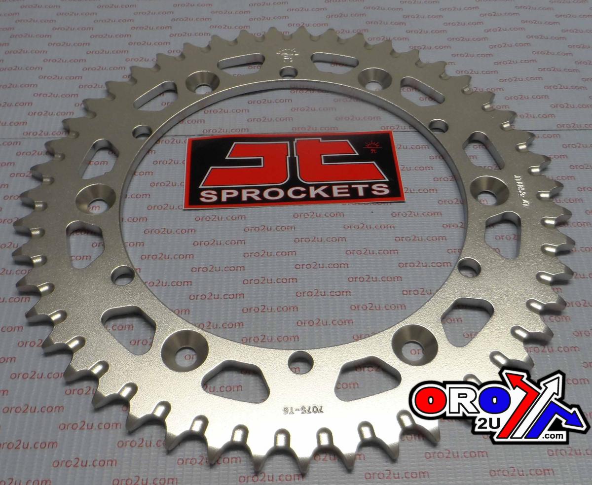 REAR SPROCKET ALLOY SILVER, JTA853.47 7075-T6 Aluminium