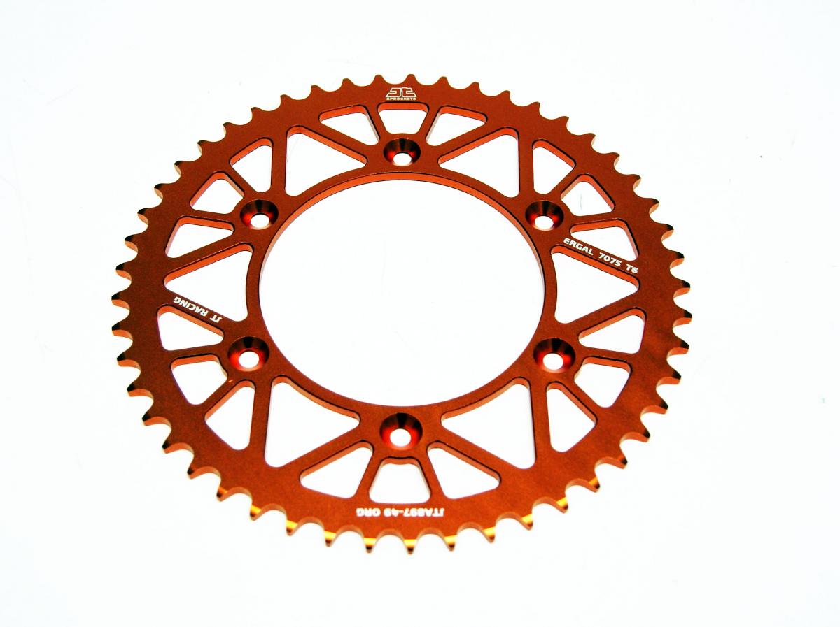 REAR SPROCKET ALLOY ORANGE, JTA897.49ORG