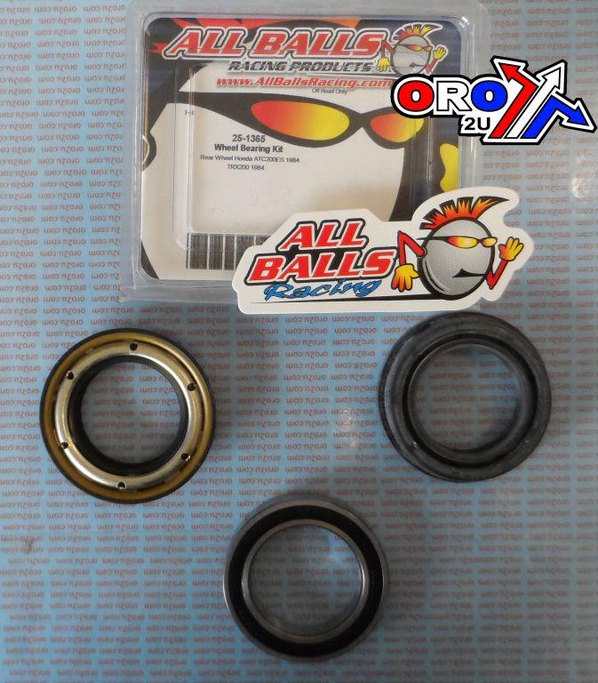WHEEL BEARING KIT REAR 1984 HON ATC/TRX200, ALLBALLS 25-1365 ATV