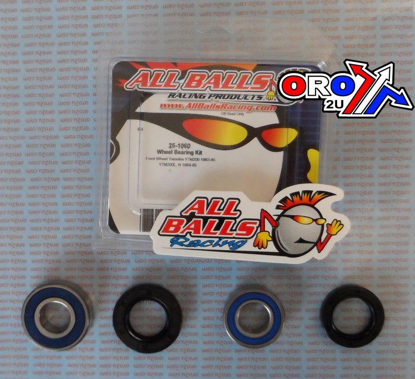 WHEEL BEARING KIT FRONT 83-85 YAM YTM200, ALLBALLS 25-1060 ATV