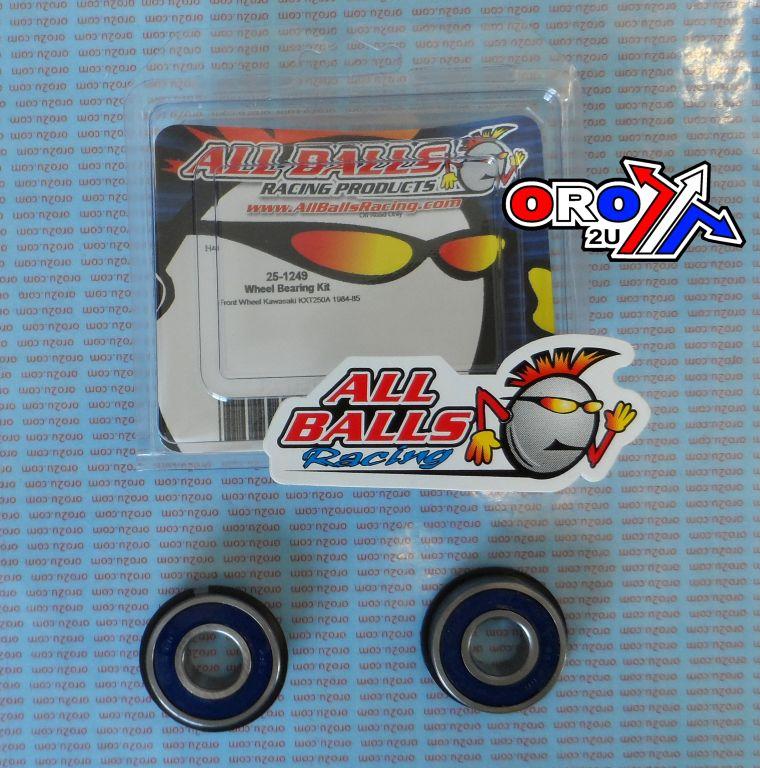 WHEEL BEARING KIT FRONT 1984 KAW KXT250, ALLBALLS 25-1249 ATV
