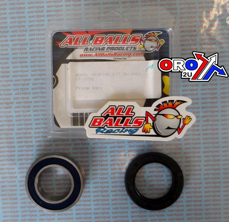WHEEL BEARING KIT REAR 85-88 KAW KLF/KLT 160/185, ALLBALLS 25-1118 ATV