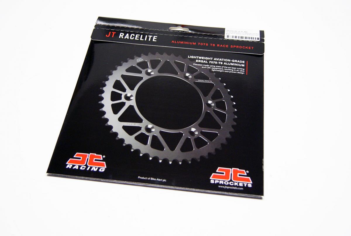 REAR SPROCKET JT RACERLITE RED, JT JTA210.50RED 7075-T6 Aluminium