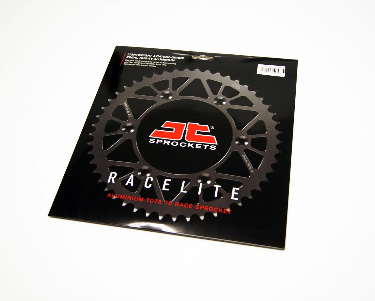 REAR SPROCKET ALLOY JTA1793.43BLK, JT RACELITE 7075 T6, CHAIN CONVERSION 520