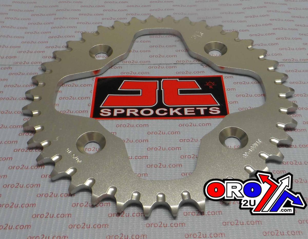 REAR SPROCKET ALLOY SILVER ATV, JTA881.38 7075-T6 Aluminium