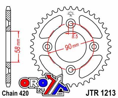 REAR SPROCKET JTR1213.37 STEEL