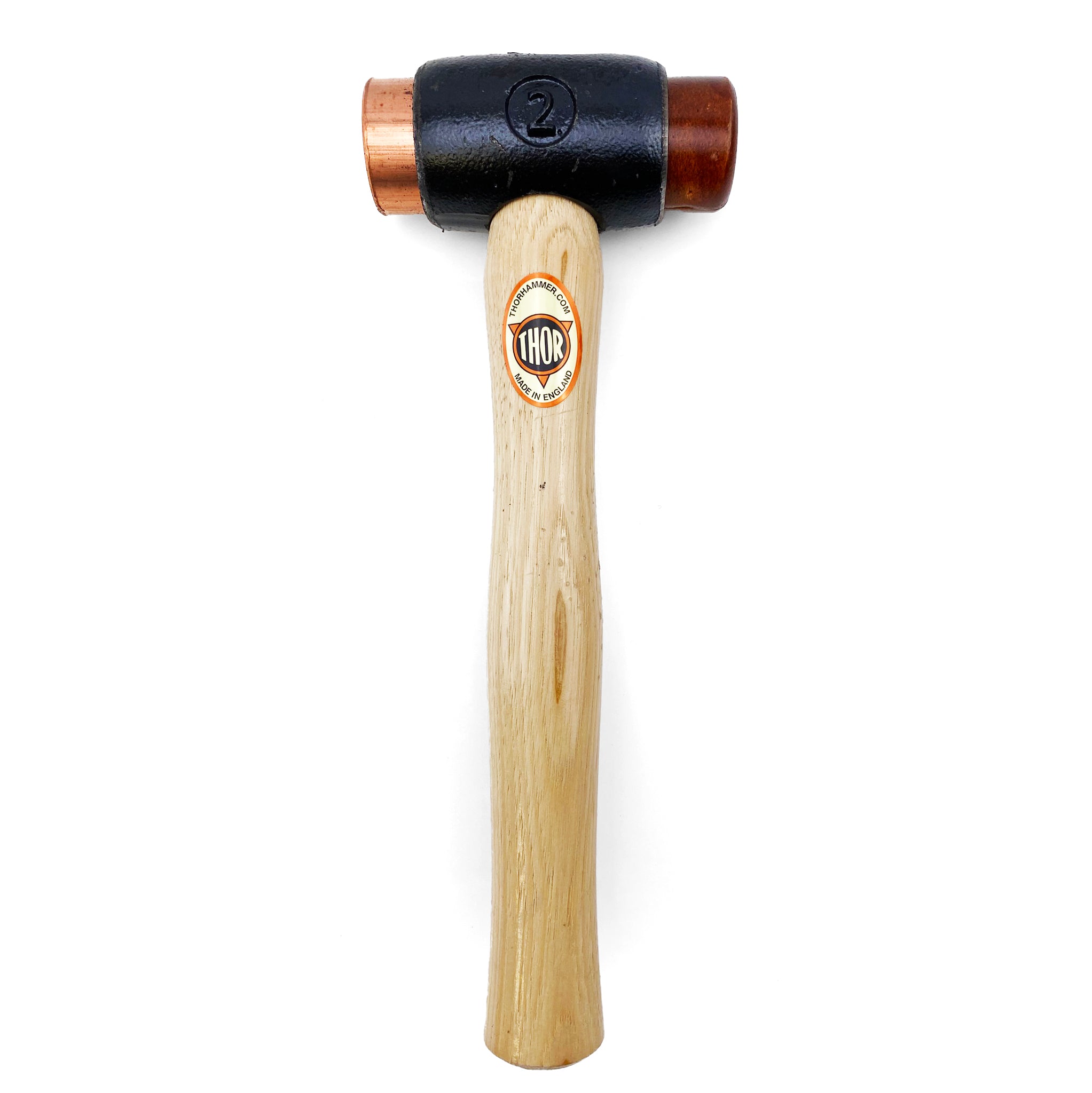 HAMMER COPPER RAWHIDE 2.1/2LB, EACH THO212 / 1070g /OD:38mm