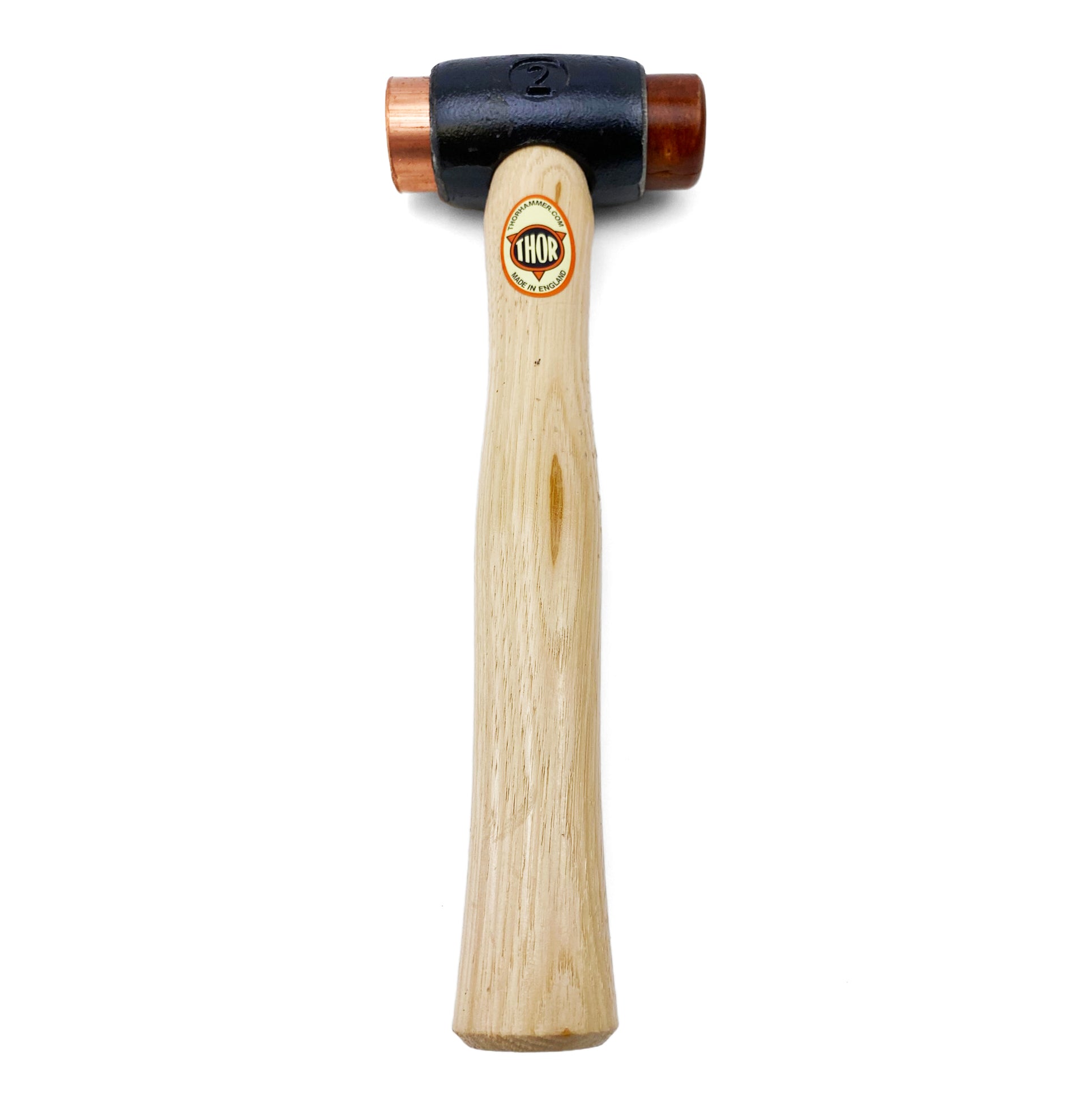 HAMMER COPPER RAWHIDE 2.1/2LB, EACH THO212 / 1070g /OD:38mm