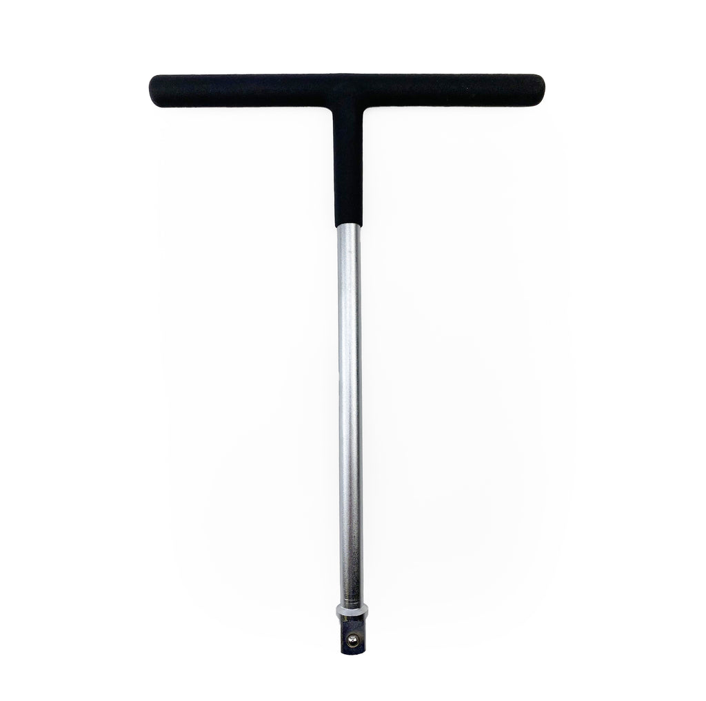 T-HANDLE 1/2 SQUARE DRIVE SOCKET WRENCH WITH RUBBER GRIP