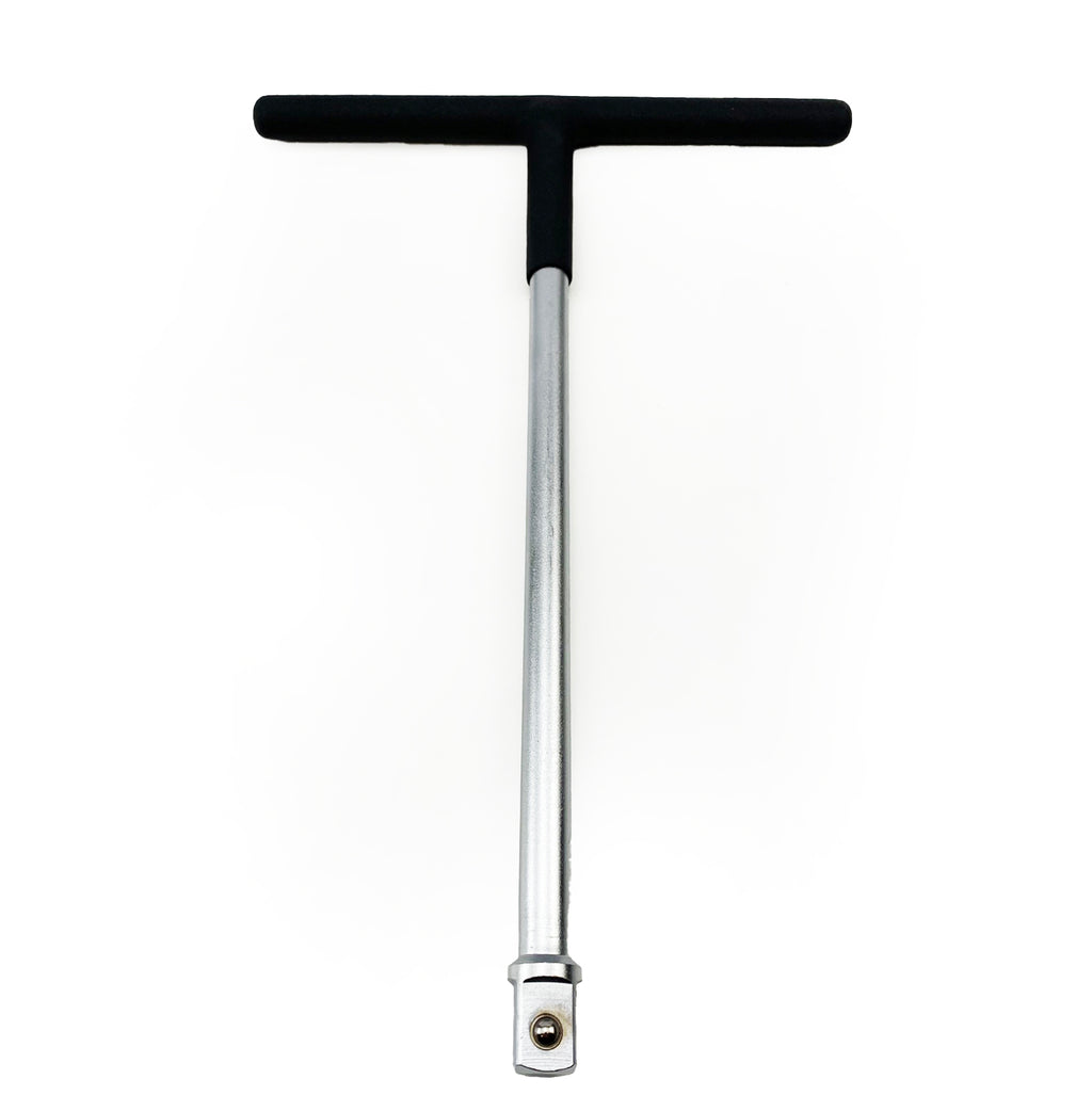 T-HANDLE 1/2 SQUARE DRIVE SOCKET WRENCH WITH RUBBER GRIP