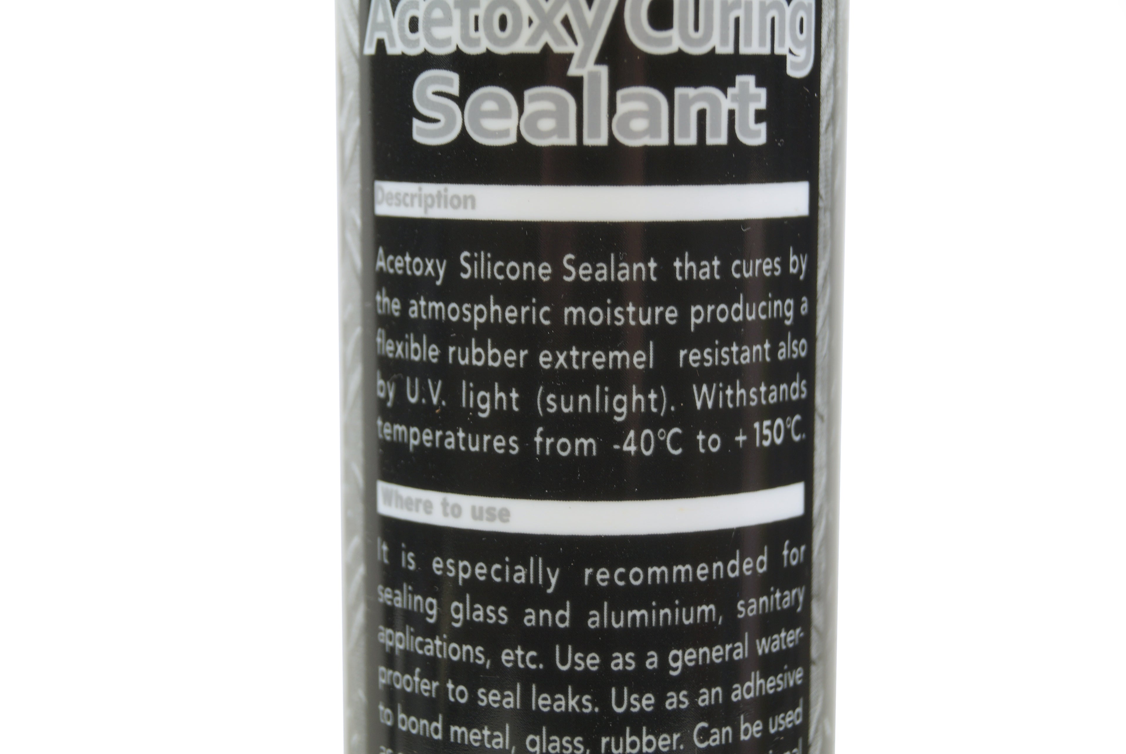RTV SILICONE SEALANT CLEAR 280ml, EACH, LS25