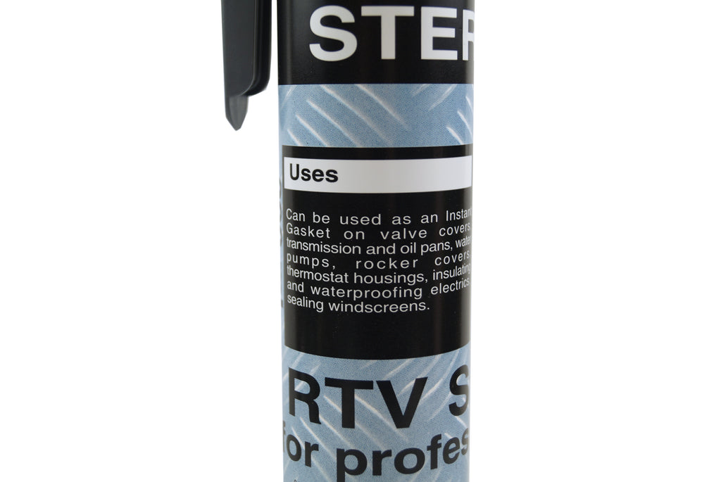 RTV HIGH TEMP SILICONE SEALANT, HIGH TEMPERATURE BLACK 200ml, LS185