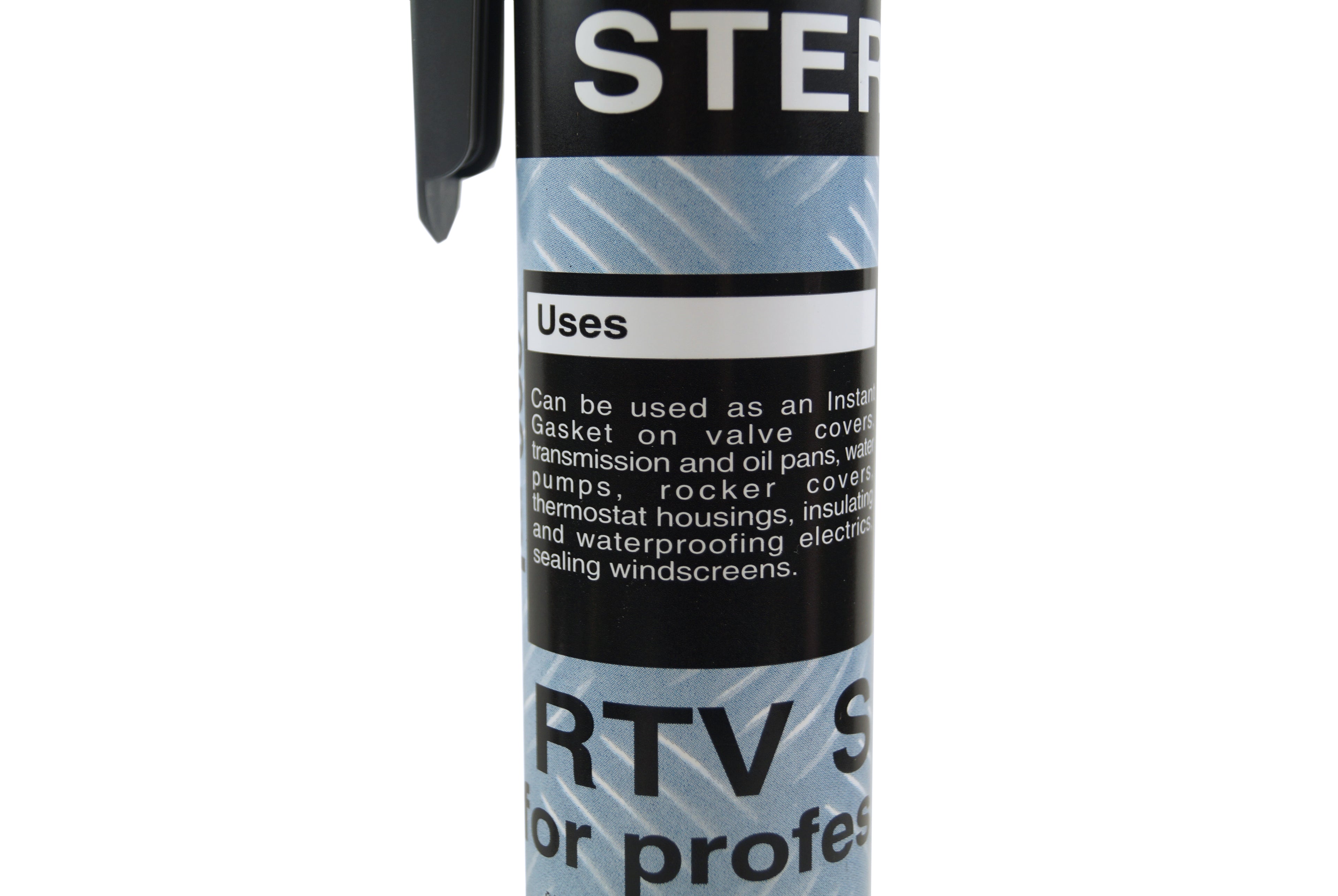 RTV HIGH TEMP SILICONE SEALANT, HIGH TEMPERATURE BLACK 200ml, LS185