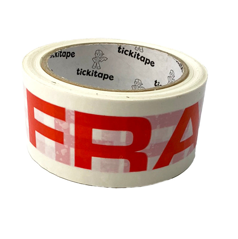 PRINTED VINYL FRAGILE PACKAGING TAPE AS972 Wide 48mm Long 66m