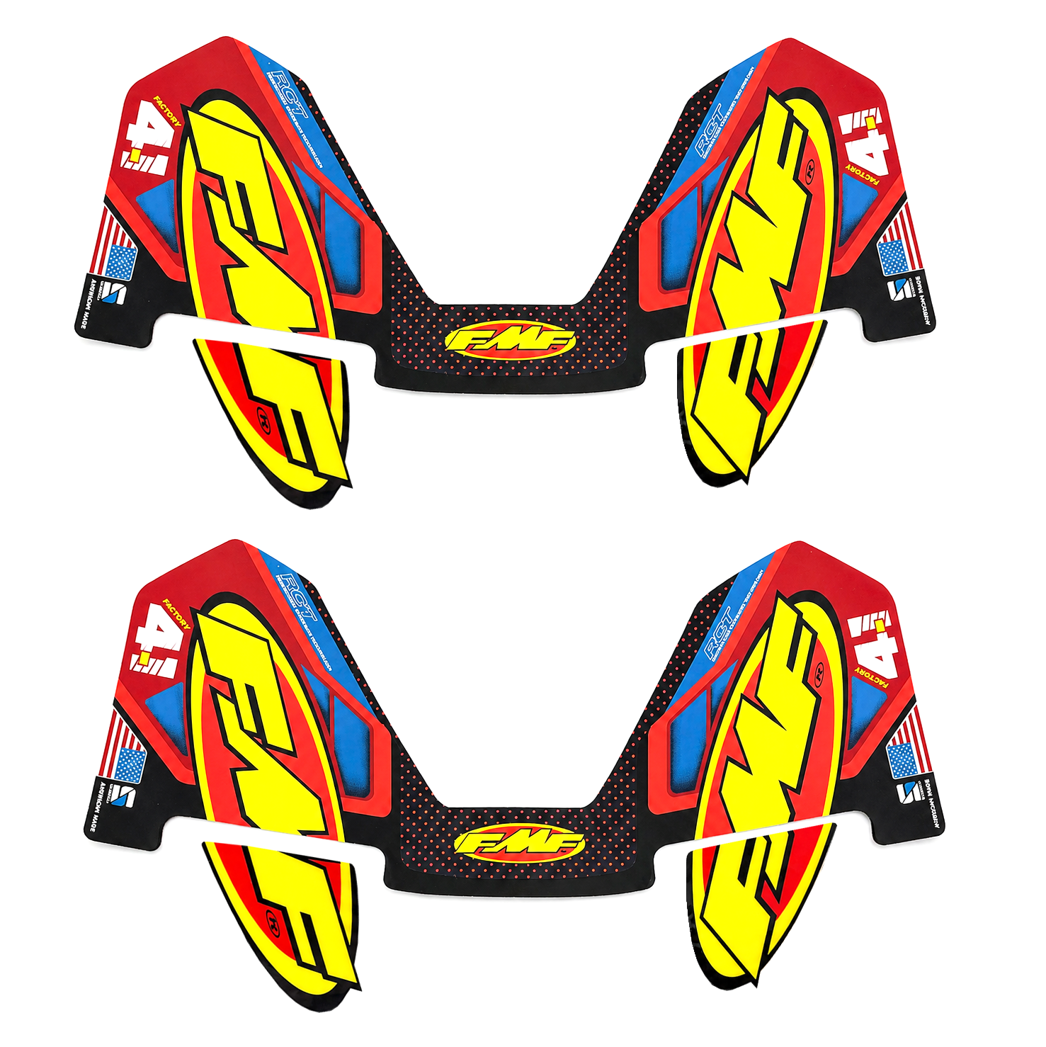 FMF FACTORY 4.1 RCT REPLACEMENT WRAP DECAL 2 PACK