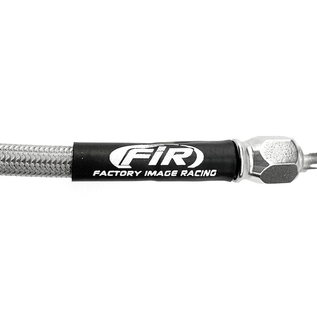HOSE REAR BRAKE SILVER / BLK YAMAHA YFZ450 2004-2009