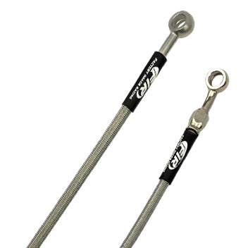HOSE FRONT BRAKE SILVER / BLACK, HONDA CRF450R 06-08 H02-1-066/P