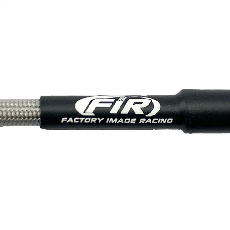 HOSE FRONT BRAKE SILVER / BLACK, HONDA CRF450R 06-08 H02-1-066/P