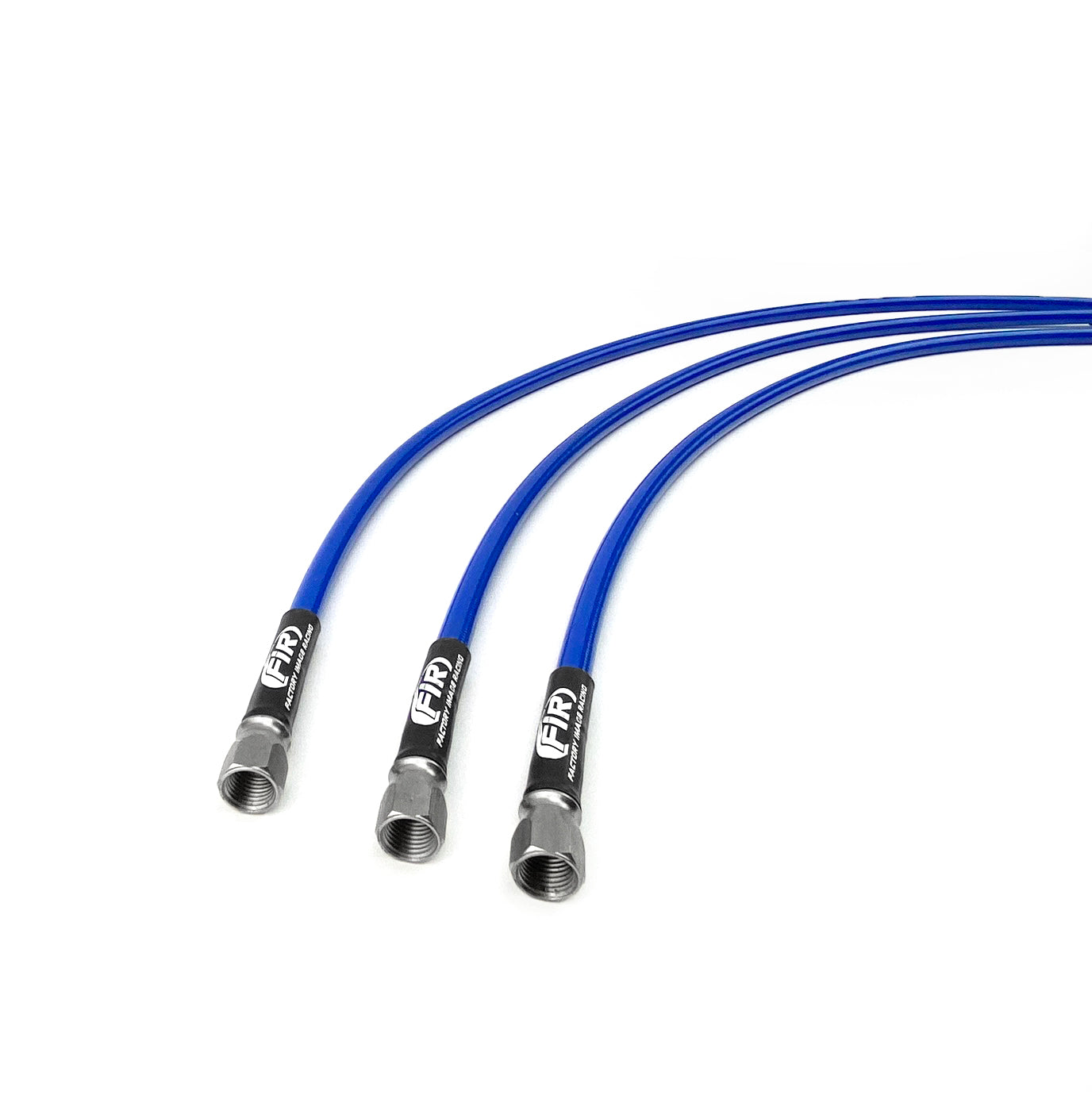 HOSE FRONT BRAKE BLUE/ BLK, YAMAHA 06-08 RAPTOR 700 + 2'' FIR, KIT DONE / MADE TO ORDER