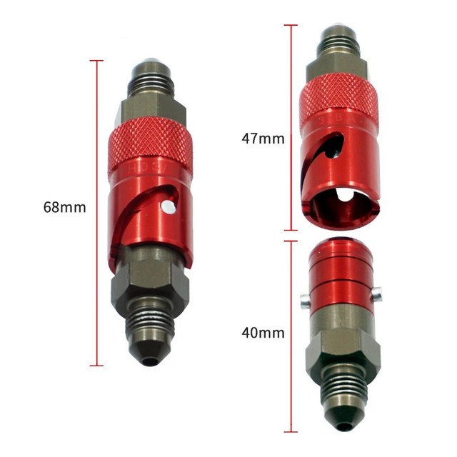 Brake Line Quick Disconnect Dry Break 600-03 Hose AN3 Fitting Buildaline
