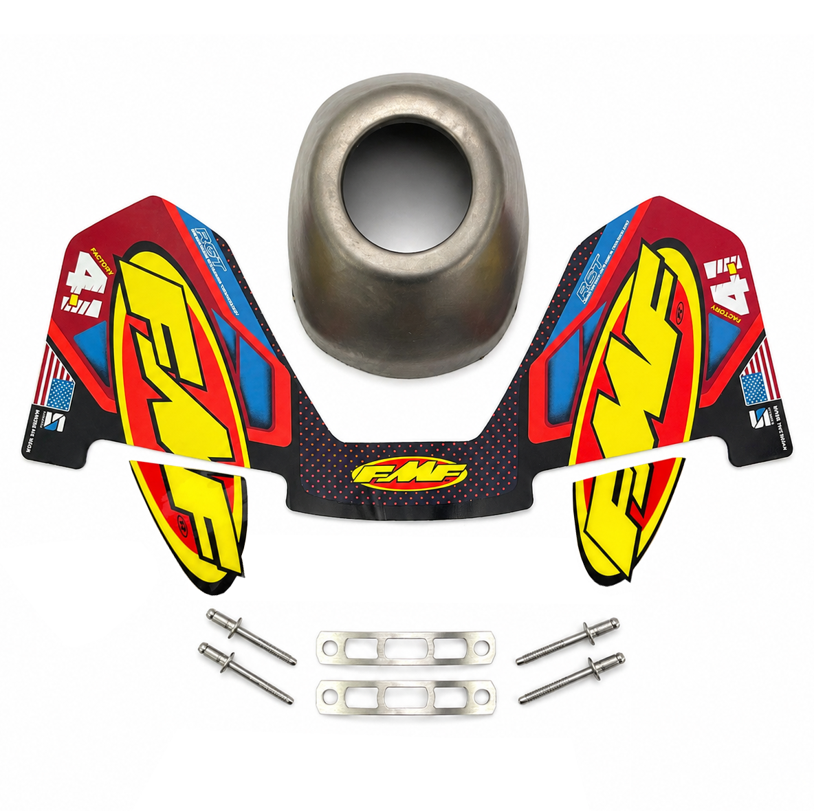 Factory 4.1 RCT Ti Exhaust End Cap Kit - FMF 040642