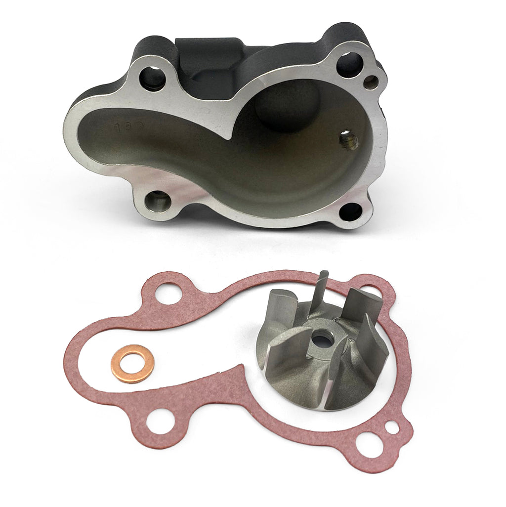 WATER PUMP COVER BLACK 2024-2025 KAWASAKI KX450, BOYESEN WPK18DB SUPERCOOLER
