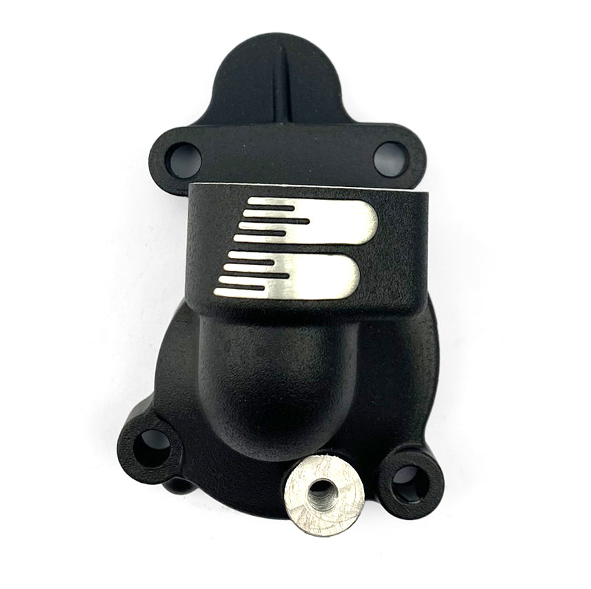 WATER PUMP COVER BLACK 2024-2025 KAWASAKI KX450, BOYESEN WPK18DB SUPERCOOLER