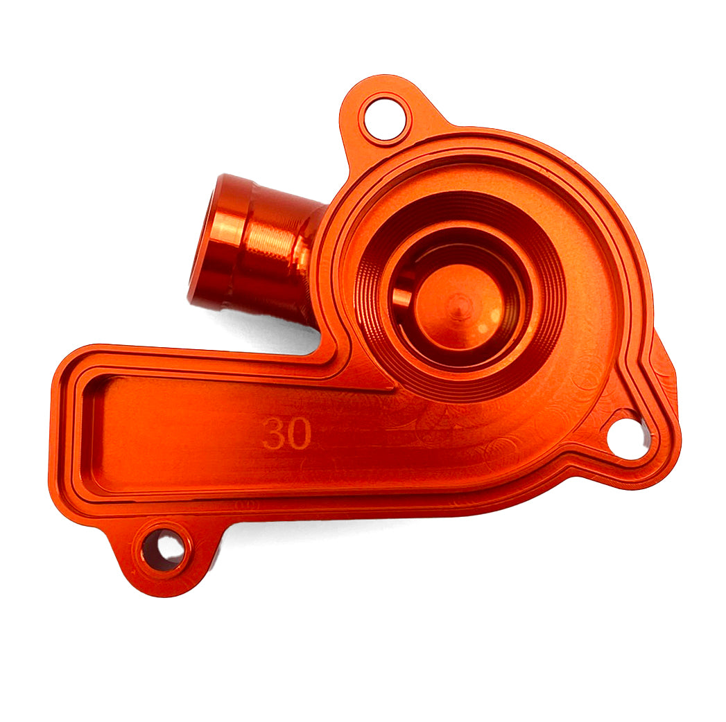 Water Pump Cover 23-24 KTM 250/350 SX-F, Fir ASWPC-30, Billet Alloy Orange, Standard Water Pump Cover