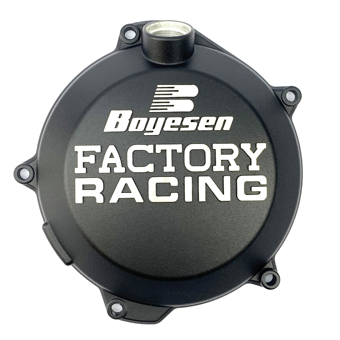 CLUTCH COVER 23-25 250/350/450 SX-F KTM, BOYESEN CC-45CB, BLACK