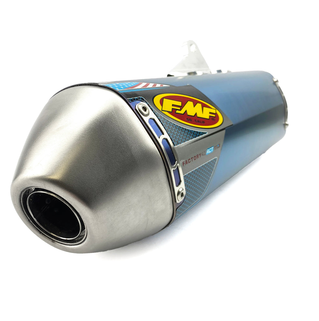 11-12 RMZ250 F4.1 SS BLUE, FMF 043292 FACTORY SILENCER
