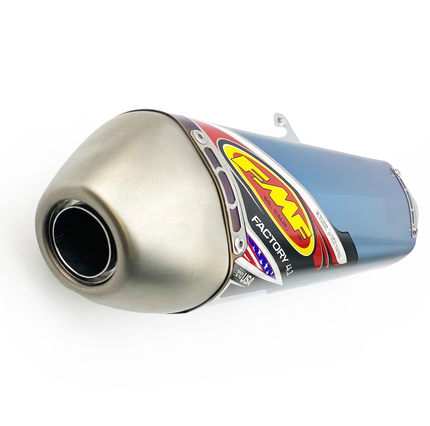 11-12 RMZ250 F 4.1 TIT BLUE, FMF 043294 FACTORY SILENCER