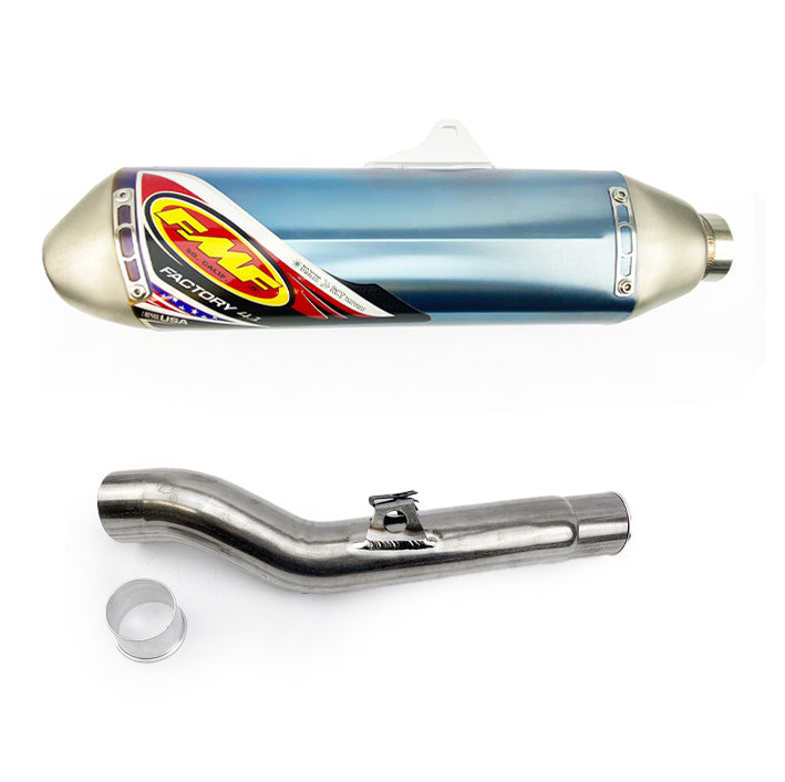 11-12 RMZ250 F 4.1 TIT BLUE, FMF 043294 FACTORY SILENCER