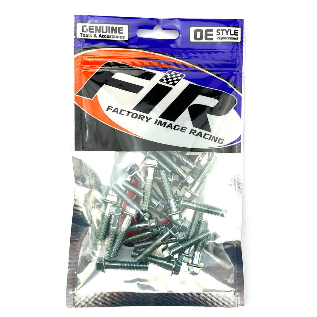 M6 x 30mm FLANGE BOLT, PACK OF 25, 8mm HEX