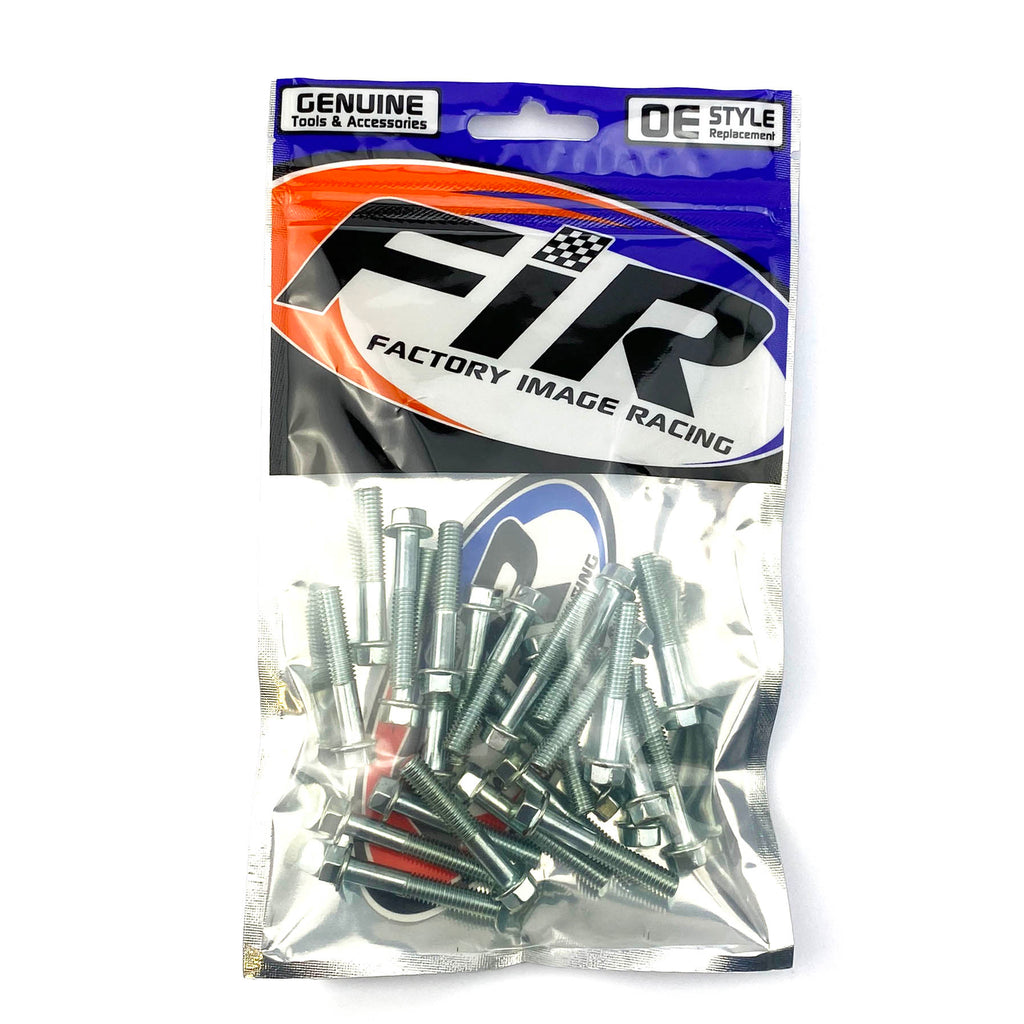 M6 x 35mm FLANGE BOLT, PACK OF 25, 8mm HEX
