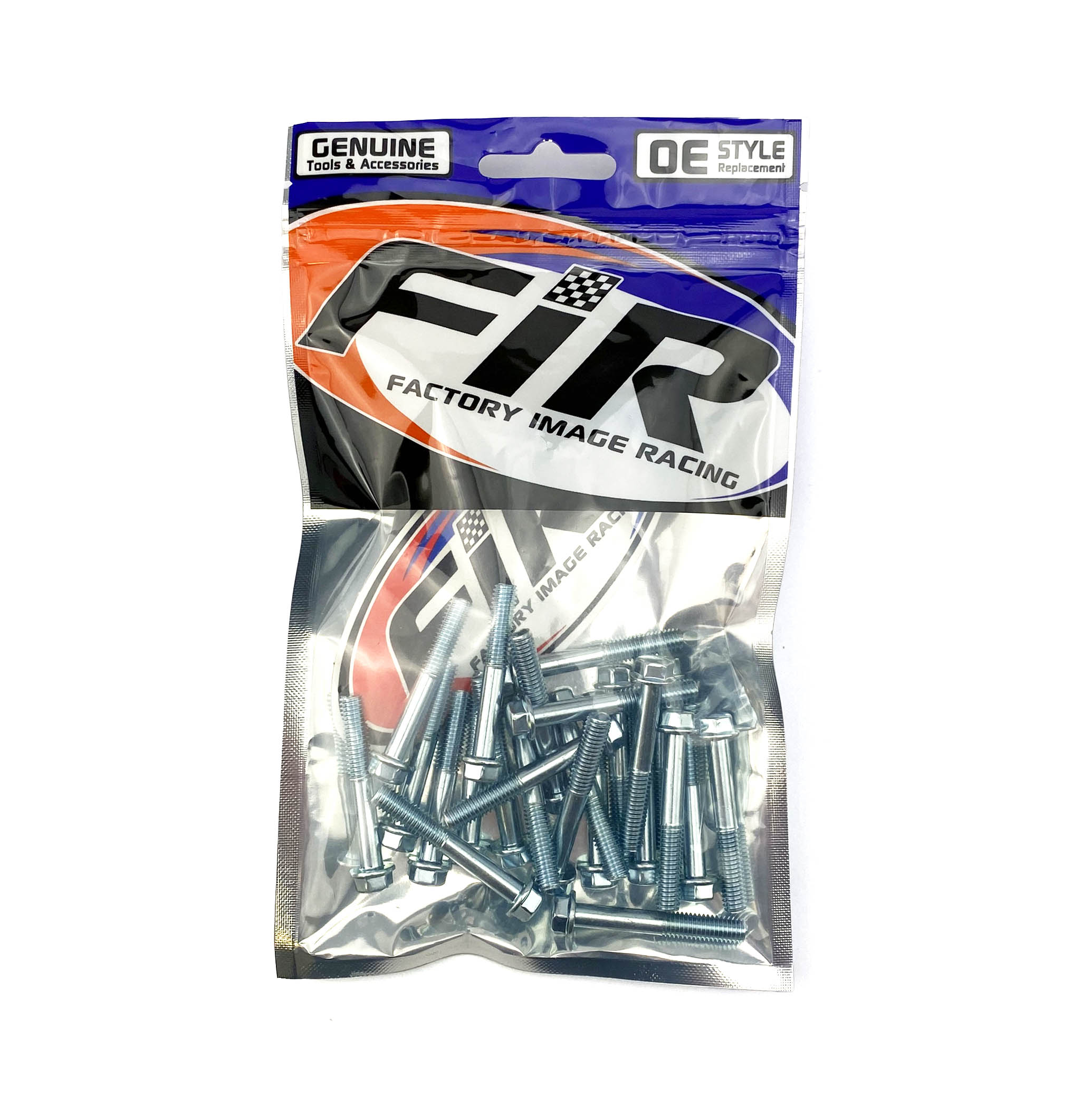 M6 x 40mm FLANGE BOLT, PACK OF 25, 8mm HEX