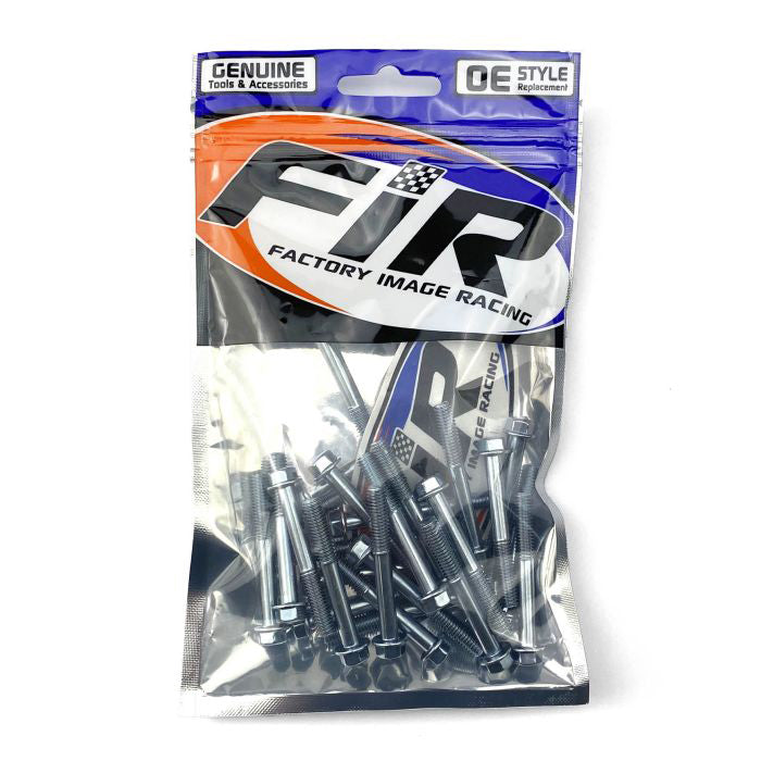M6 x 50mm FLANGE BOLT, PACK OF 25, 8mm HEX