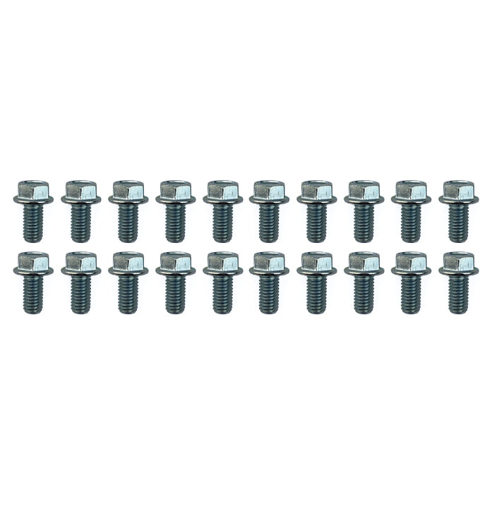 M8 x 15mm FLANGE BOLT, PACK OF 20, 12mm HEX