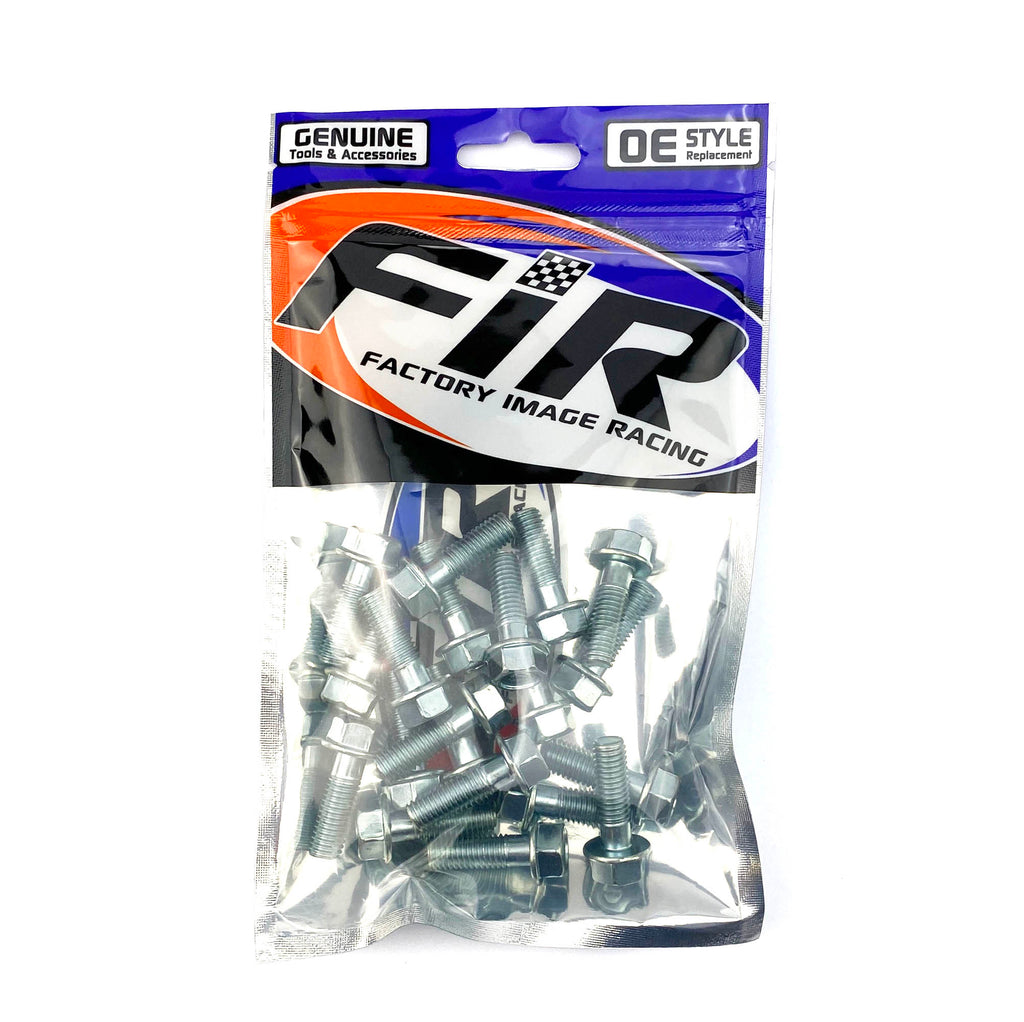 M8 x 25mm FLANGE BOLT, PACK OF 20, 12mm HEX